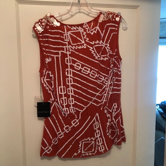 nanette lepore Sleeveless Vest Shirt - Picture 1 of 13
